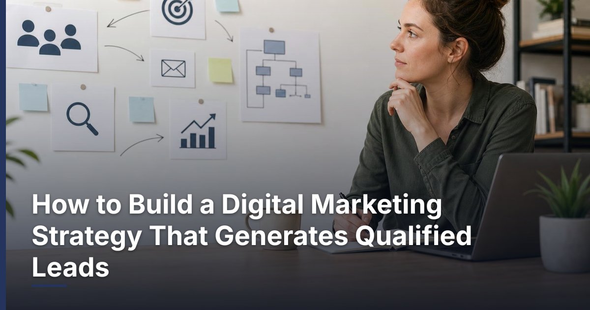 Editorial illustration for How to Build a Digital Marketing Strategy That Generates Qualified Leads